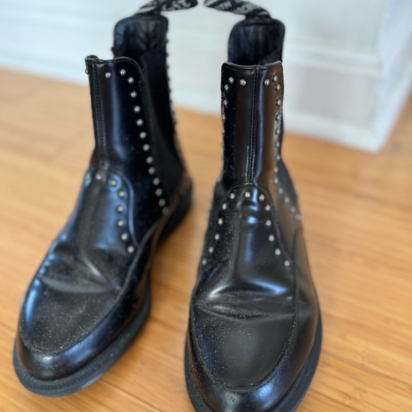 Dr. Martens Air Wair Amielya Studded Ankle  Boots - Picture 11 of 13